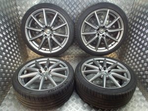 19 inch Ti Alloy Wheels with Tyres 5×110 Grey – Alfa Romeo 159 Brera 939 Spider Giulietta