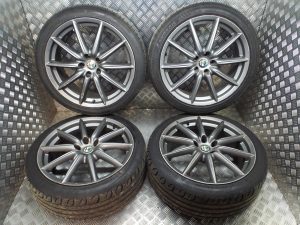 19 inch Ti Alloy Wheels with Tyres 5×110 Gunmetal Grey – Alfa Romeo 159 Brera 939 Spider Giulietta